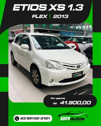 TOYOTA ETIOS 1.3 XS 16V FLEX 4P MANUAL